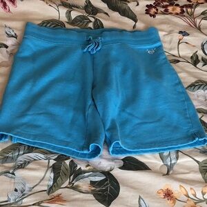 Justice Girls Shorts 🩳 Teal Size 10 Drawstring Gently Worn